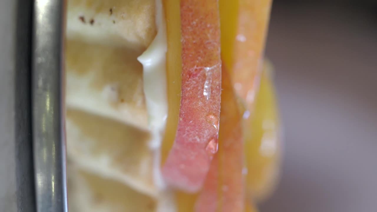 Peach and Cream Dessert