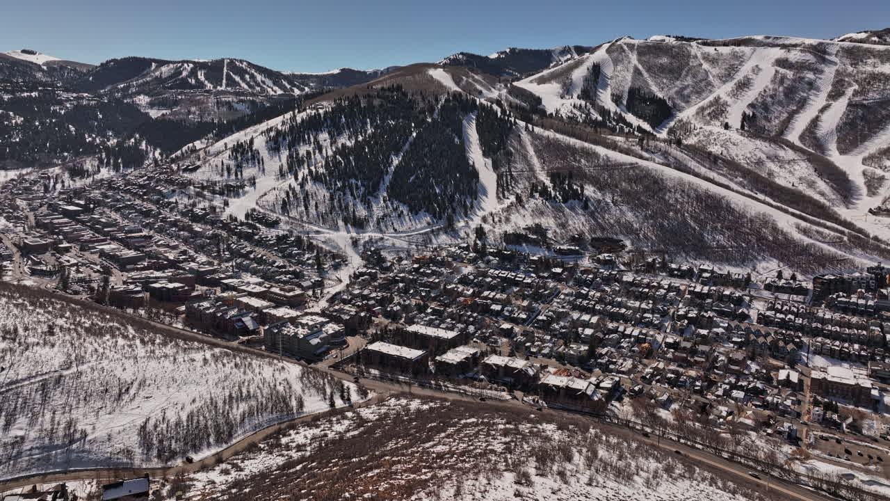 park city utah aerial v circular pan tiro