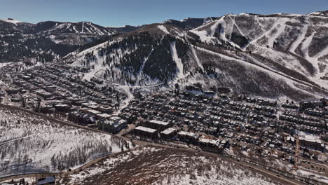 park city utah aerial v circular pan tiro