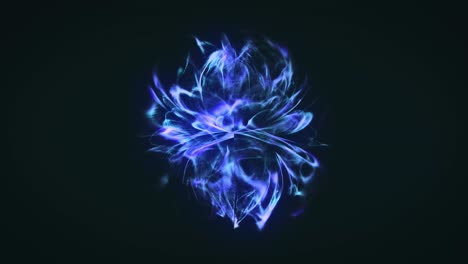 energy swirl animation in dark background