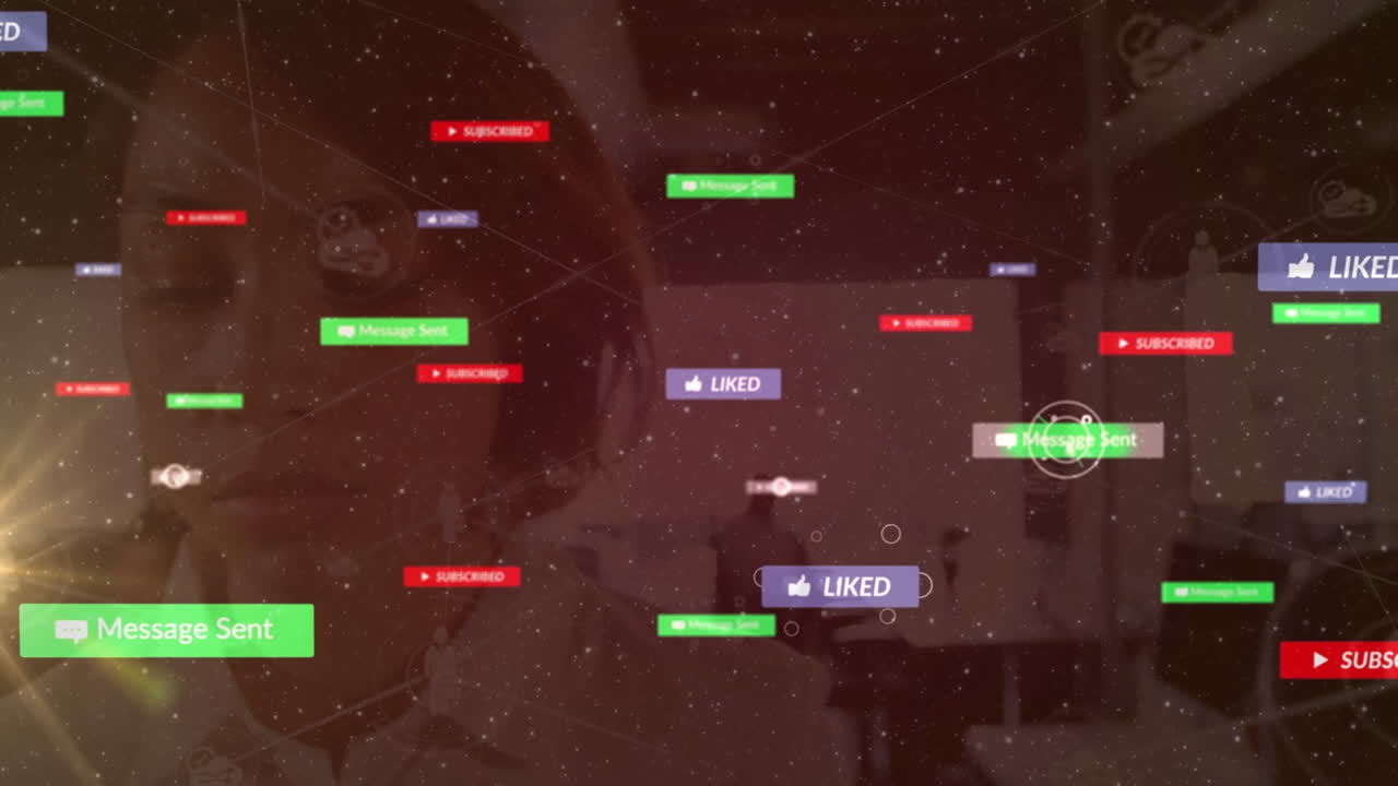 두 인종의 여성에 대한 아이콘과의 연결 네트워크의 활성화