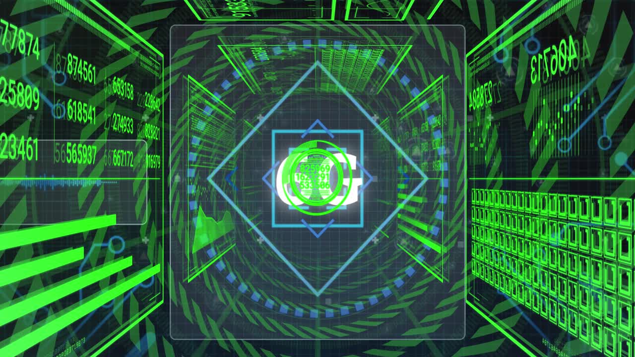 Animation of 6g and diverse data in digital space