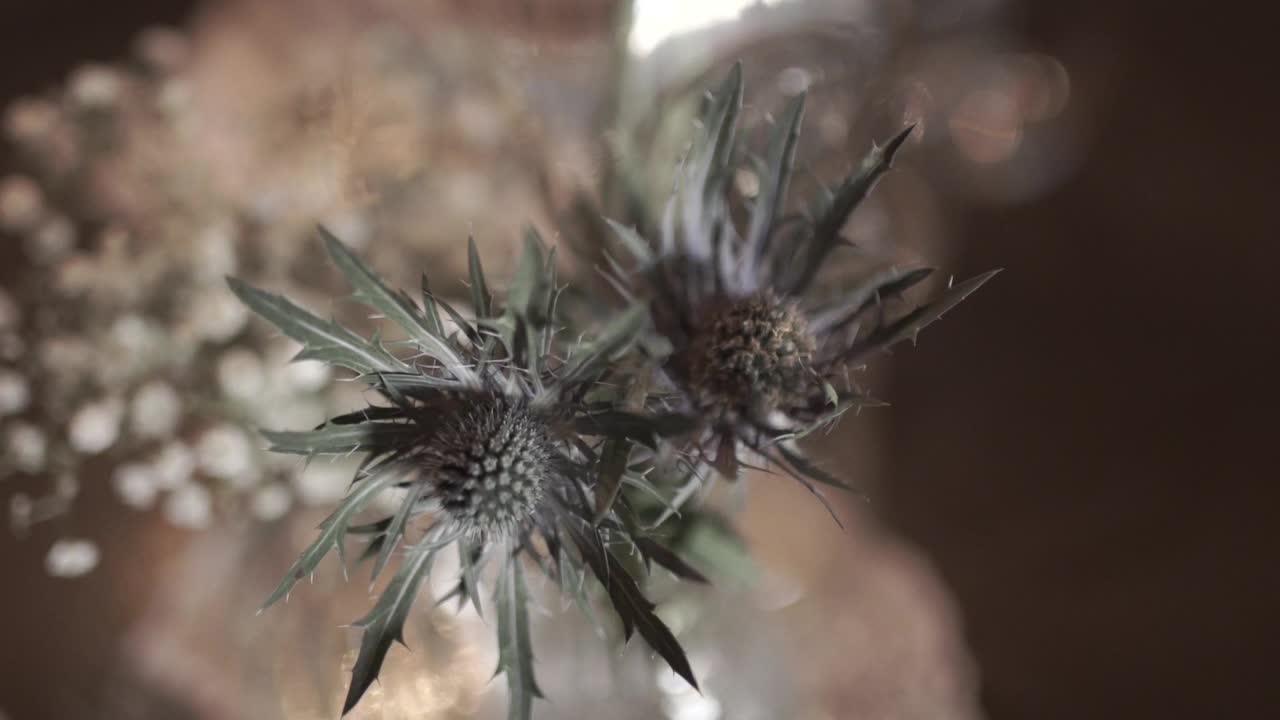 elegante decoración de la mesa con flores