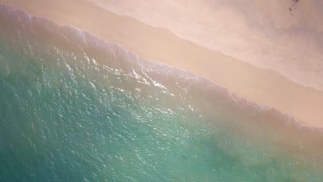 top view clean and beautiful beach phuket thailand