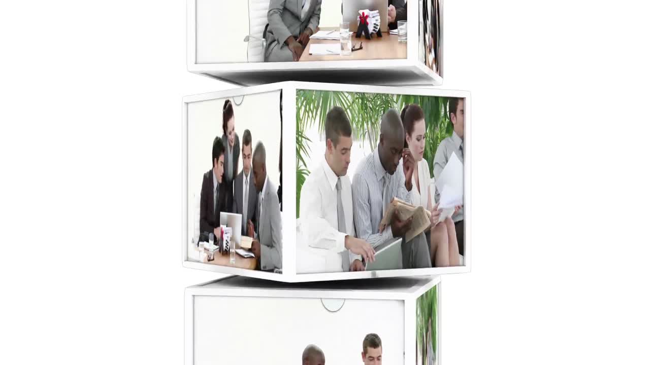 montaje de personas en el trabajo