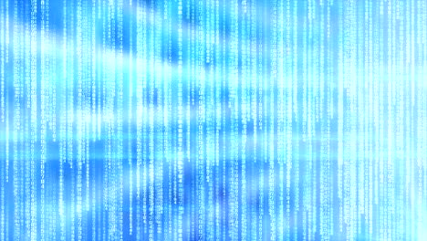 data stream matrix - vertically scrolling numbers. loop