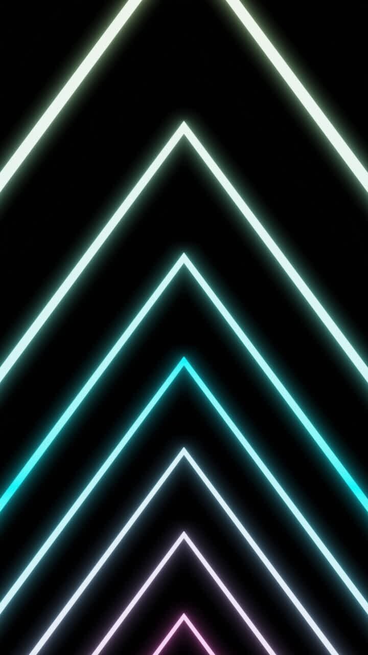 Neon V-Shape Gradient Background
