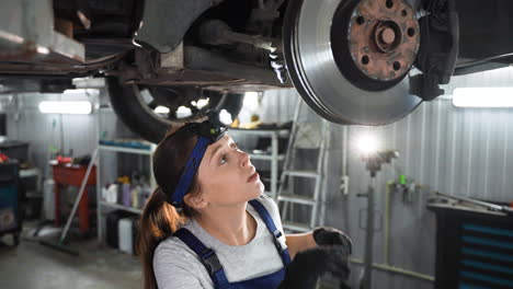 mechanic in the workshop