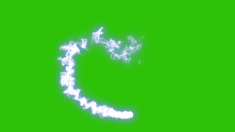 abstract explosions and particle effects on green screen