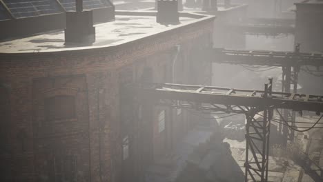 edificios industriales abandonados de una antigua fábrica