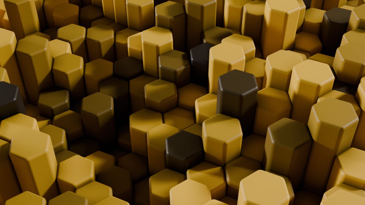 patrón de hexágono 3d abstracto