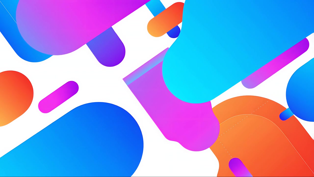 Sfondo Animato Astratto e Colorato 4K