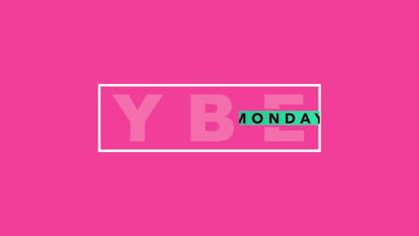 Modern-and-elegance-Cyber-Monday-text-in-frame-on-pink-gradient