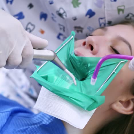 woman in stomatology clinic