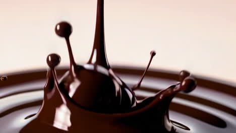 salpicaduras de chocolate