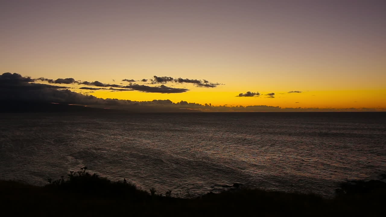 Hawaiian Sunset on Maui North Shore