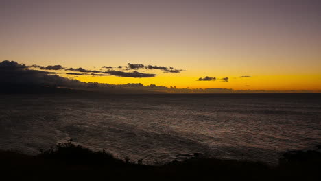 Hawaii-Sonnenuntergang-An-Der-Nordküste-Von-Maui