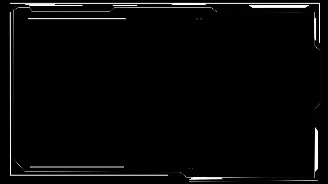 Digital hud futuristic video overlay futuristic cyber technology cyber hologram frame border