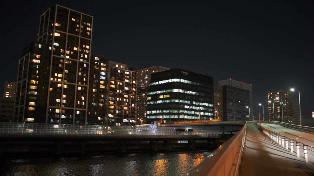 tokio shinagawa en la vista nocturna junto al mar 2022