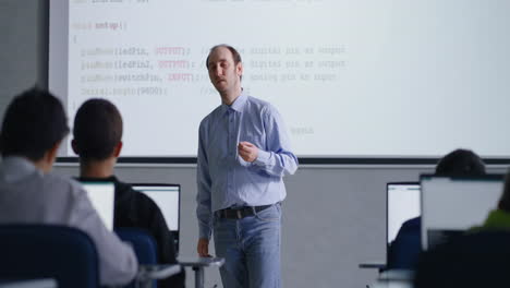 coding class, arduino programming lesson