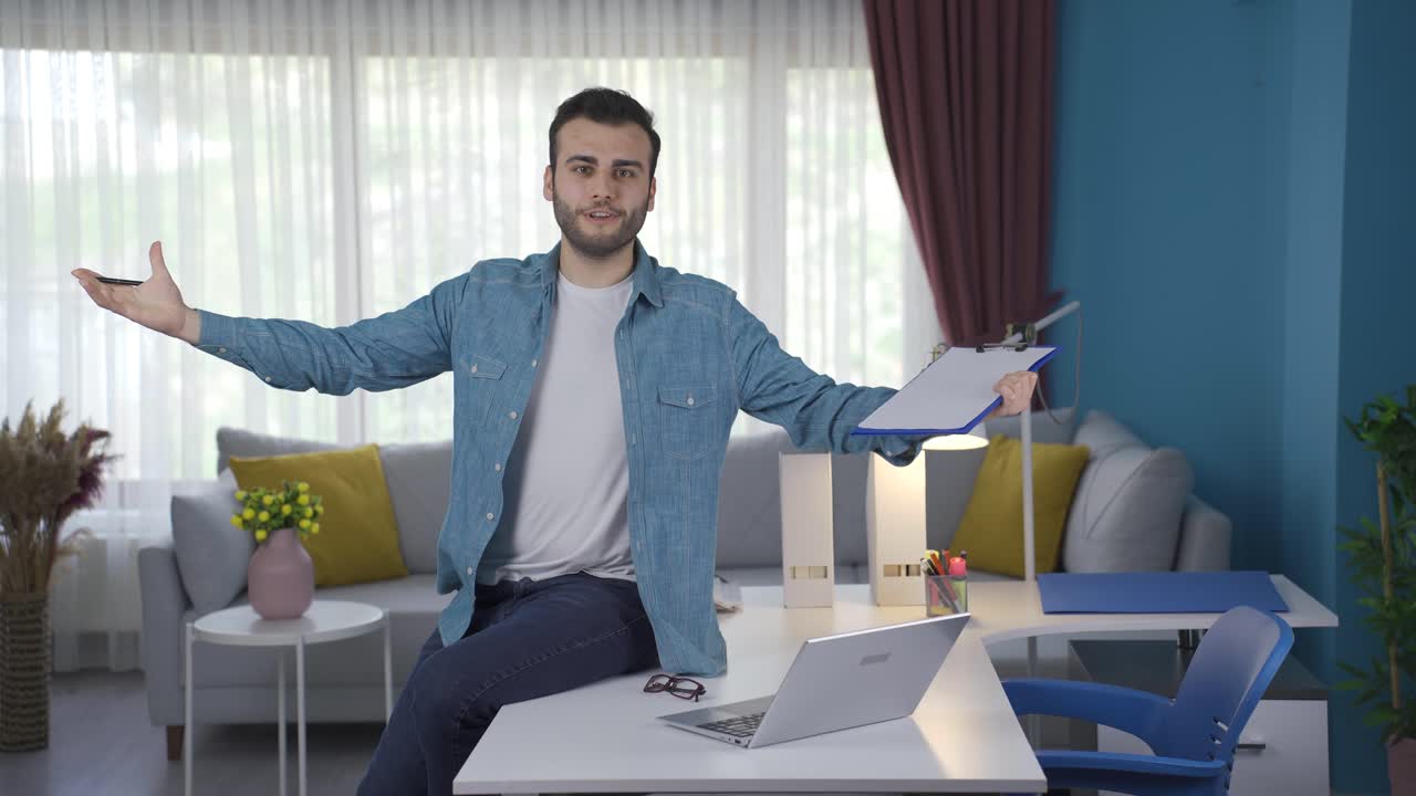 empresario independiente ambicioso y trabajador.