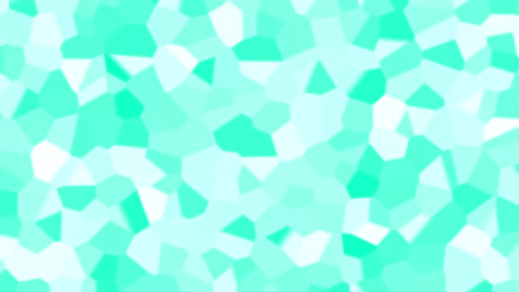 crystals ornamental green colored moving shape pattern animation background. seamless loop 3d animation