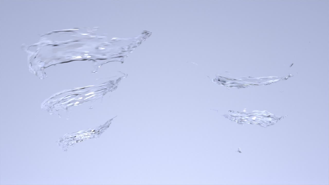 물의 나선형은 토네이도 움직임처럼 보입니다.