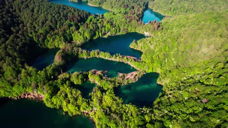 Plitvicer-Seen-Kroatien,-Nationalpark-&quot;Plitvicer-Seen&quot;.