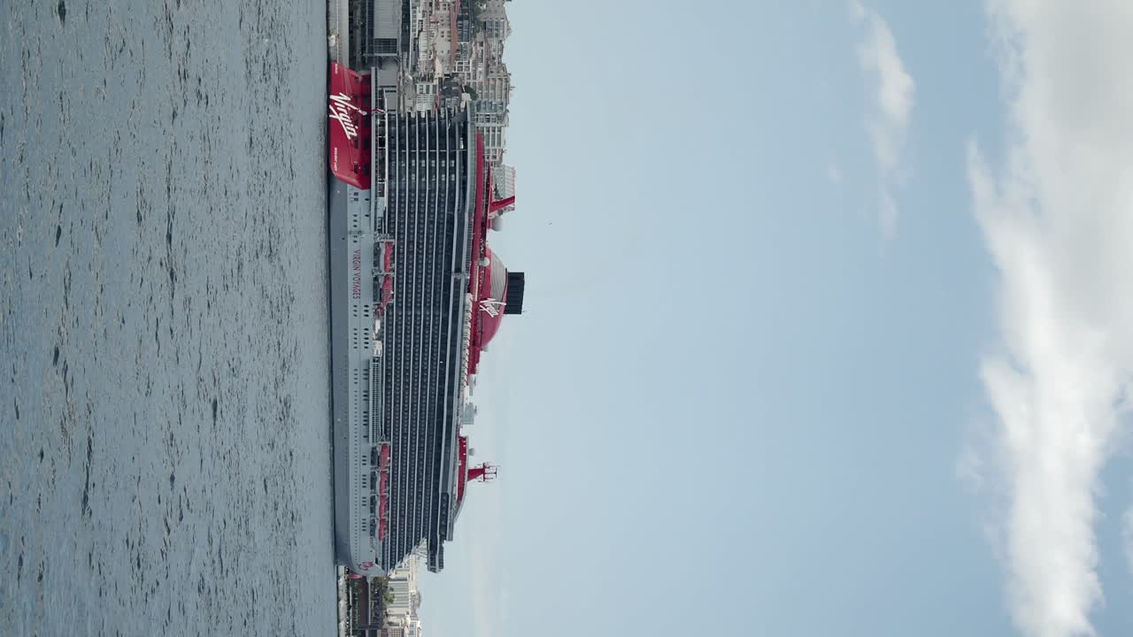 Cruise Ship in a Harbor