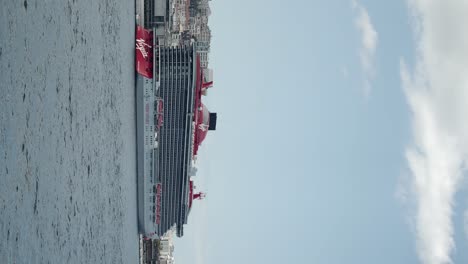 cruise ship in a harbor