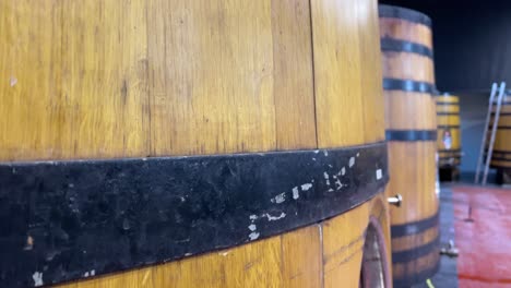 bodegas de vino en somontano y rioja en españa barricas y proceso de elaboracion, cata tolvas madera