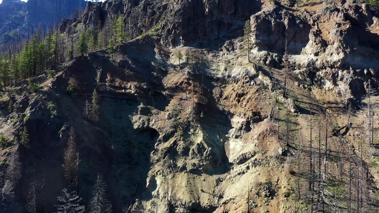 Fife's peak closeup tilt up facing central east