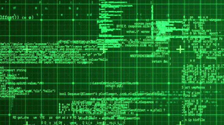 Digital animation of matrix