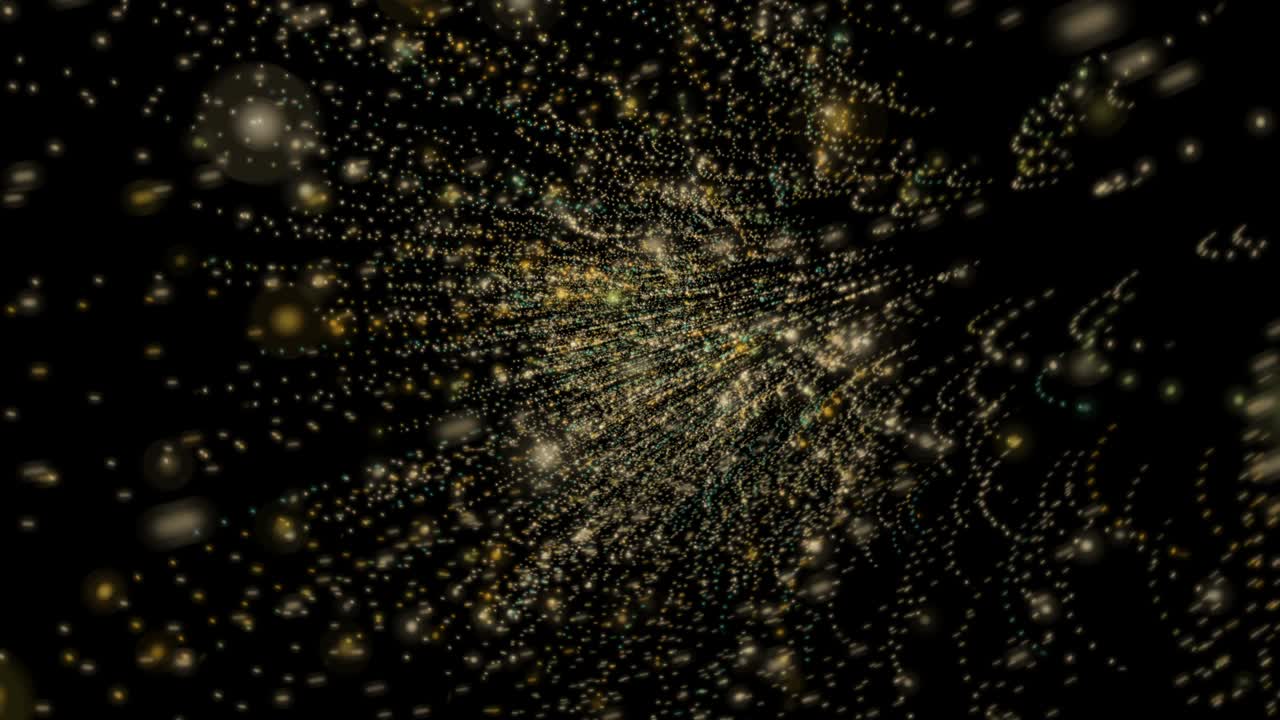 Abstract Particles Galaxy Stars