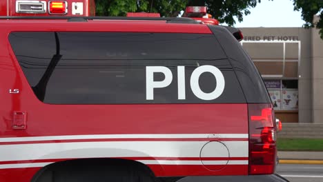 pio public information officer car