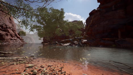 Der-Colorado-River-Fließt-Durch-Den-Grand-Canyon