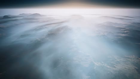 Alps-mountain-range-aerial-shot-flying