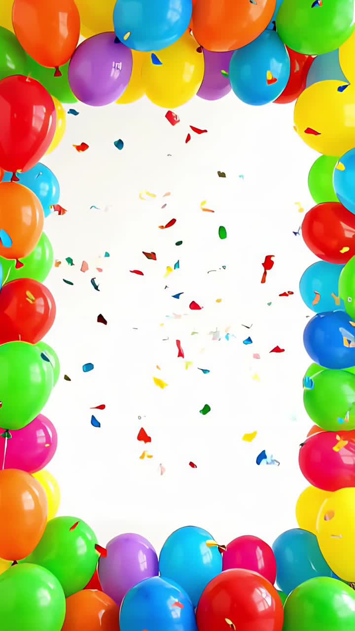 Sfondio di compleanno con palloncini