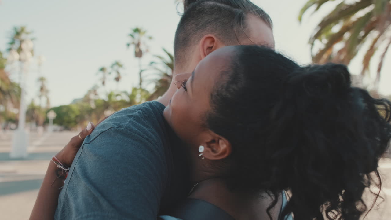 Couple in Love Enjoying a Sunny Day