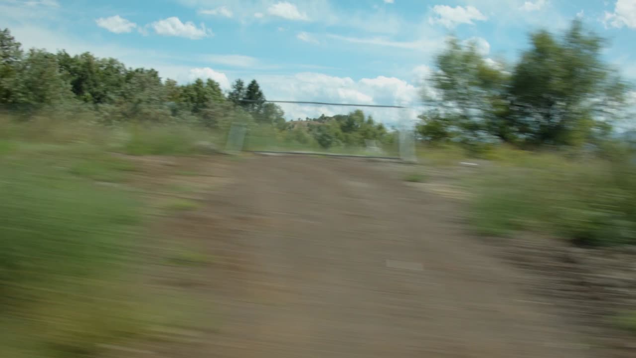 en el camino en grecia