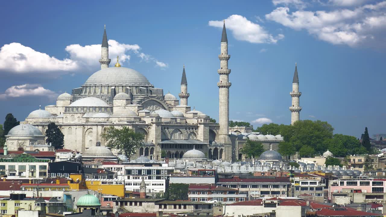 la famosa mezquita azul en estambul, turquía.