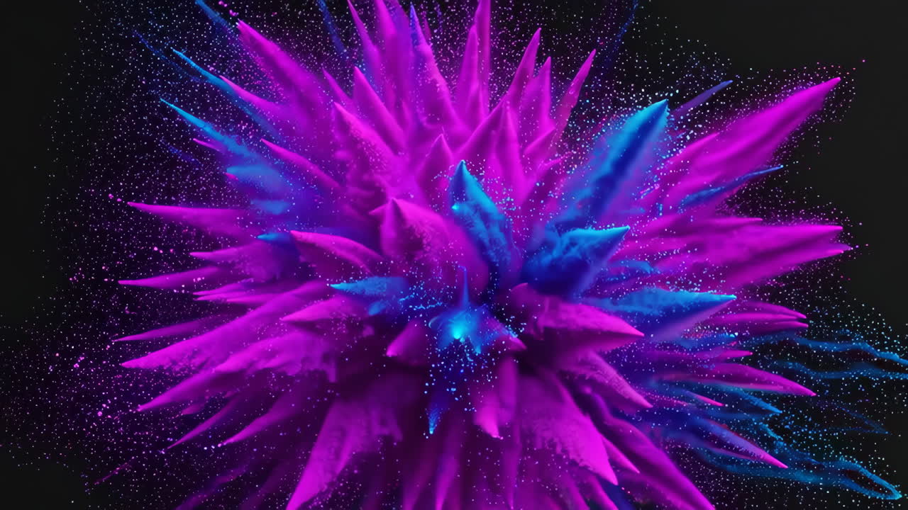 explosión de colores abstractos