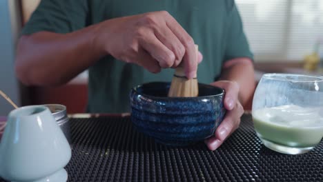 matcha preparation