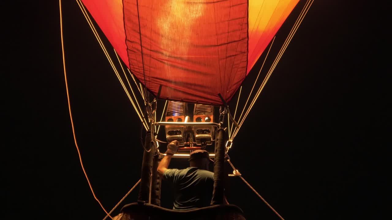 Hot Air Balloon Night Flight