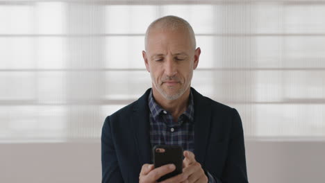 portrait-of-attractive-mature-businessman-smiling-texting-browsing-using-smartphone-networking-enjoying-online-mobile-communication