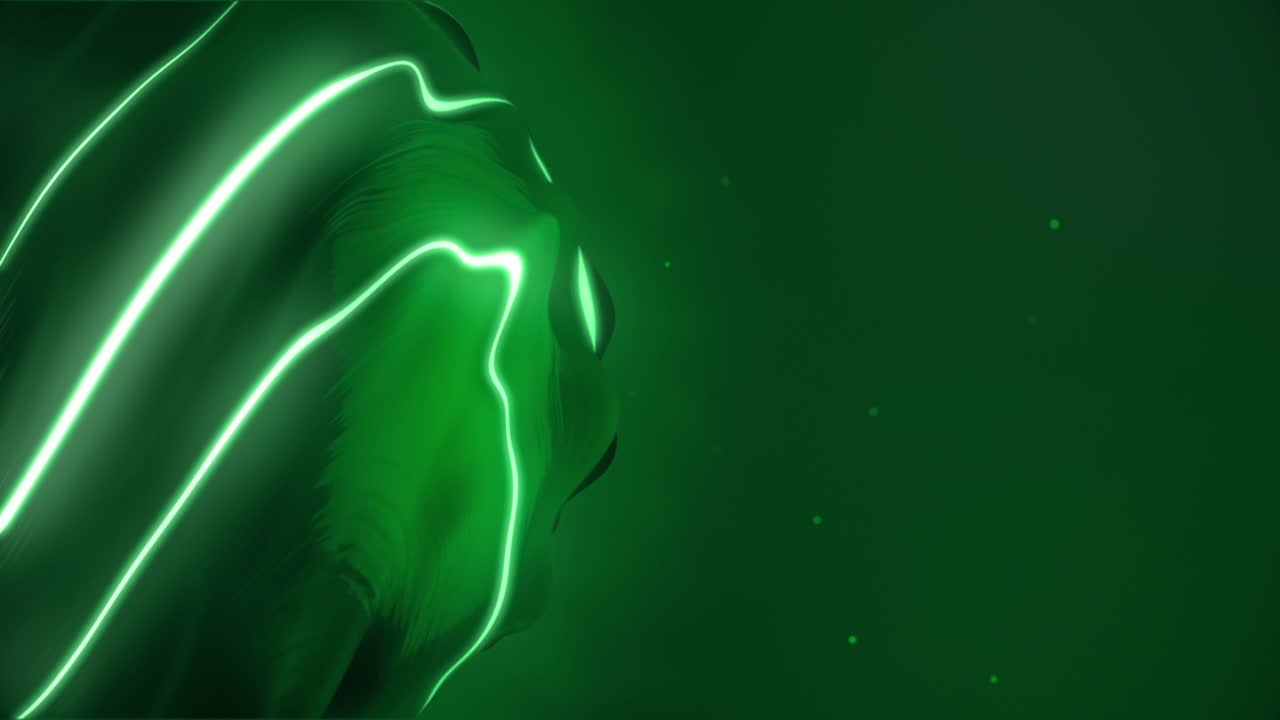 абстрактный зеленый 3d фон