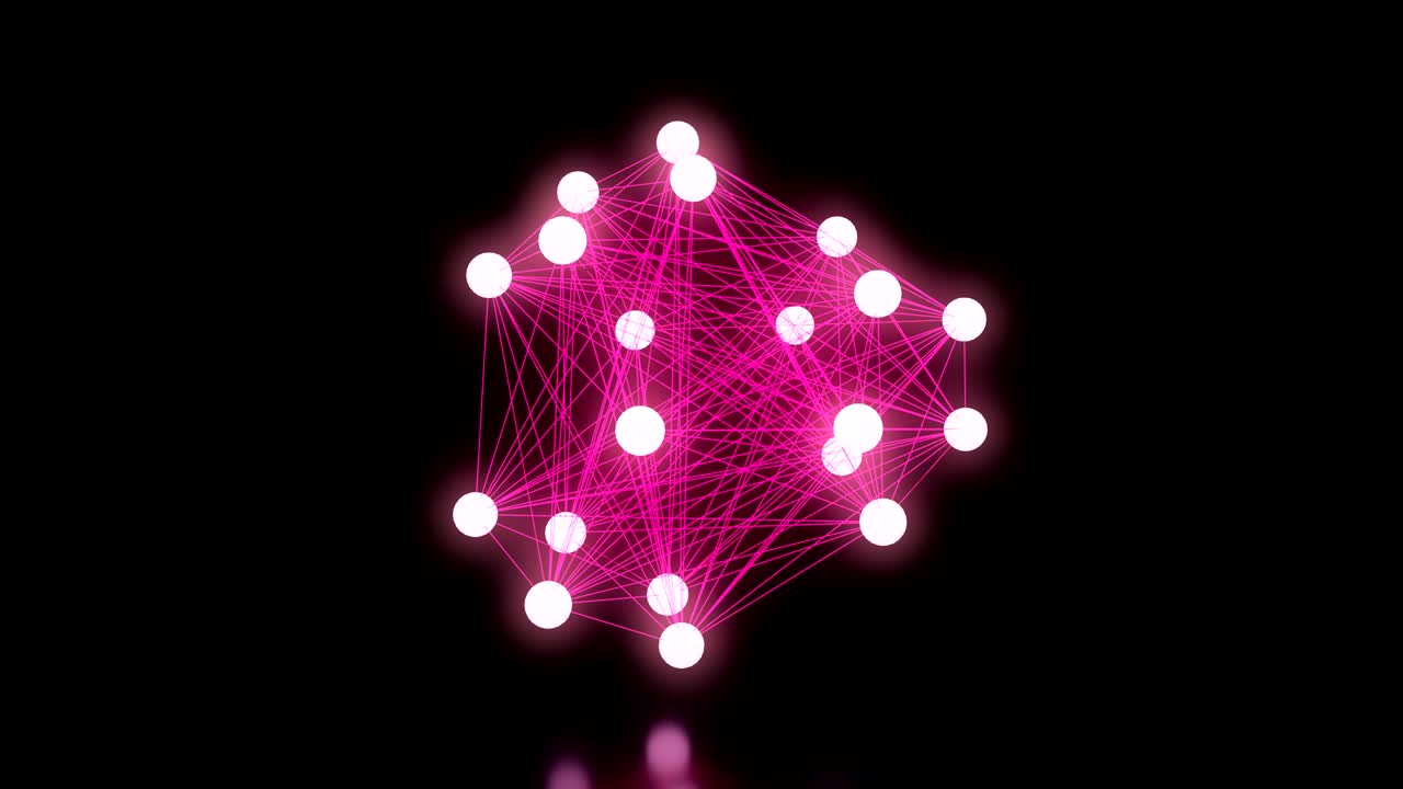 red abstracta ondulando en un bucle sin costuras.