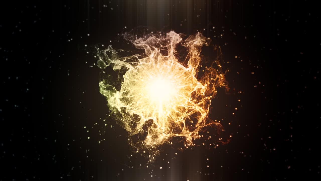 formas fantásticas abstractas fondo de animación