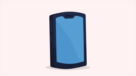 smartphone with heart in speech bubble