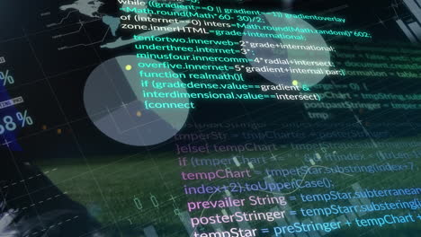 animación del procesamiento de datos sobre el fútbol